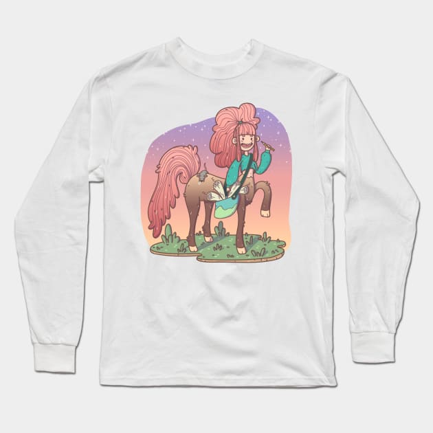 Artist Centaur Long Sleeve T-Shirt by Meeko_Art